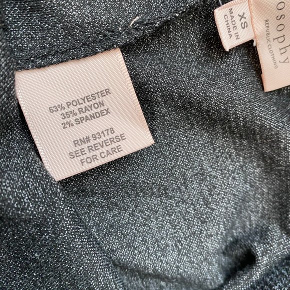 Philosophy Women's Pattern Soft Legging, Gray, Size XS - Picture 7 of 7